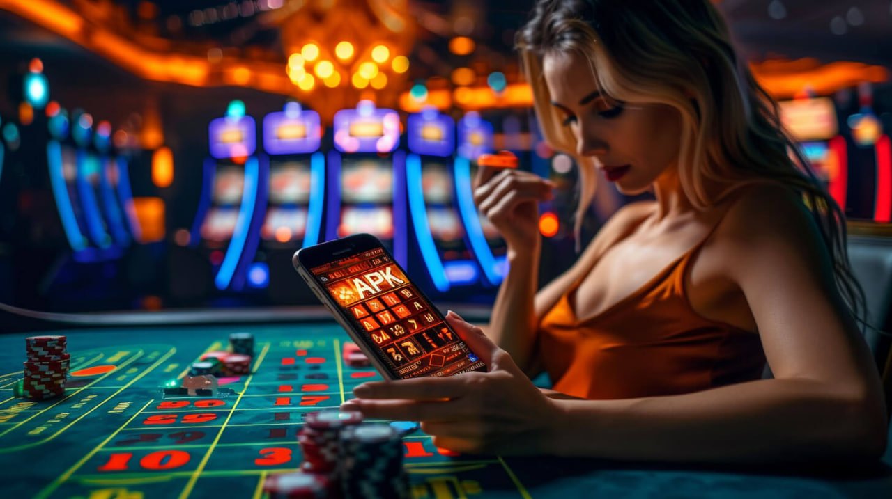 Private and secure casino browsing scene on the 555www mobile interface