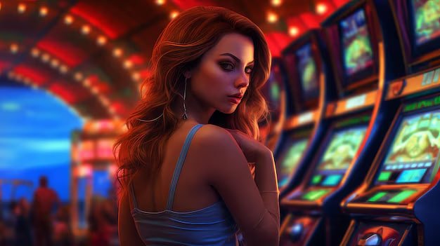 Neon slot reels introducing the 555www Slots browsing experience